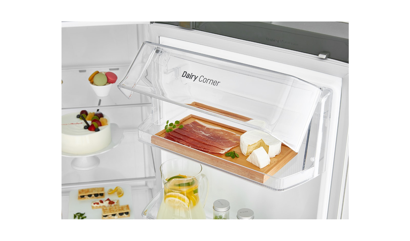 LG  ​Side-by-Side mit Eis-, Crushed Ice- und Wasserspender | 591  Liter Kapazität | Energieeffizienzklasse F |  Interner Wassertank 4L | Steel | GSL561PZUZ, GSL561PZUZ